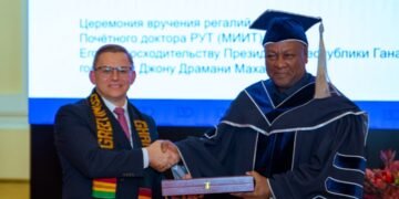 Mahama receives two honorary doctorates in Russia, outlines Ghana’s transport plans
