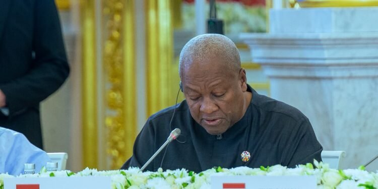 Mahama pushes stronger Africa-Russia investment in agriculture, healthcare, digital services