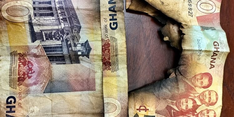 BoG flags practice of taping damaged cedi notes for recirculation