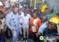 Mahama Ayariga visits Kumasi Central Market fire scene to assess damage
