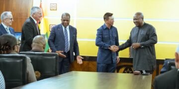 World Assemblies of God Fellowship Executive Committee pays courtesy call on President Mahama