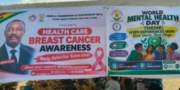 GA/R: Zenu Polyclinic and ABMills Foundation screen 79 people in community health exercise