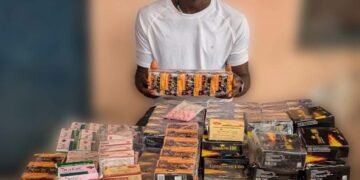 Police arrest eight Nigerians in anti-narcotics operation at Okaishie