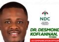 Legal Green leader Dr. Desmond Annan sweeps Bortianor NDC communication officer poll