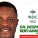 Legal Green President Dr. Desmond Annan sweeps Bortianor NDC communication officer poll