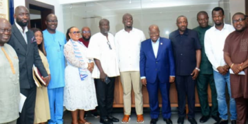 Akufo-Addo urges John Boadu, NPP executives to unite behind Bawumia for 2028