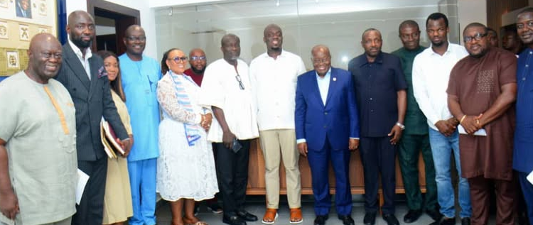 Akufo-Addo urges John Boadu, NPP executives to unite behind Bawumia for 2028