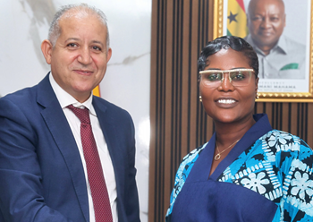 Dorcas Affo-Toffey hold talks with Ceris Technologies on port digitalisation and cybersecurity