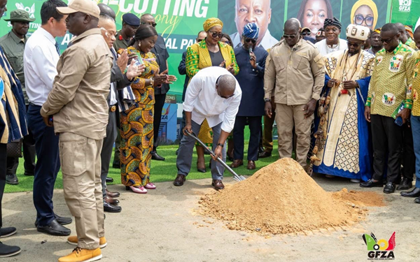 Mahama pledges government funding support for 1,238-acre Afienya industrial park