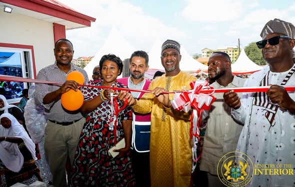 A/R:Interior Minister opens polyclinic at Ayigya