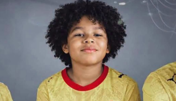 Christian Atsu’s children spotted proudly wearing Ghana jerseys