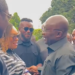 Bawumia exchanges pleasantries with NPP First Vice Chairman Nana Kojo Bamba