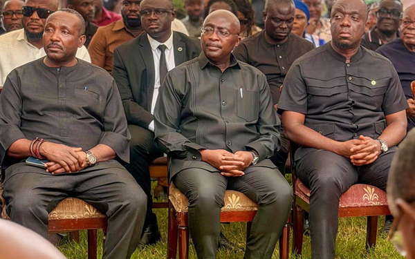 Bawumia, NPP executives visit family of late former chairman Odoi-Sykes