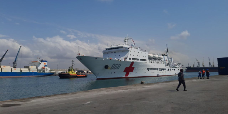 Chinese Naval Hospital Ship arrives in Ghana for free medical outreach