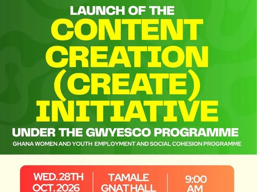 NEIP launches CREATE Initiative to equip youth and women in Northern Ghana with digital skills