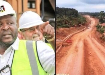 Ibrahim Mahama begins concrete road project linking Damang to Cape Coast