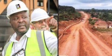 Ibrahim Mahama begins concrete road project linking Damang to Cape Coast