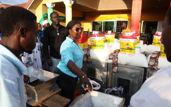 Deputy Minister supports persons with disabilities and artisans in Jomoro