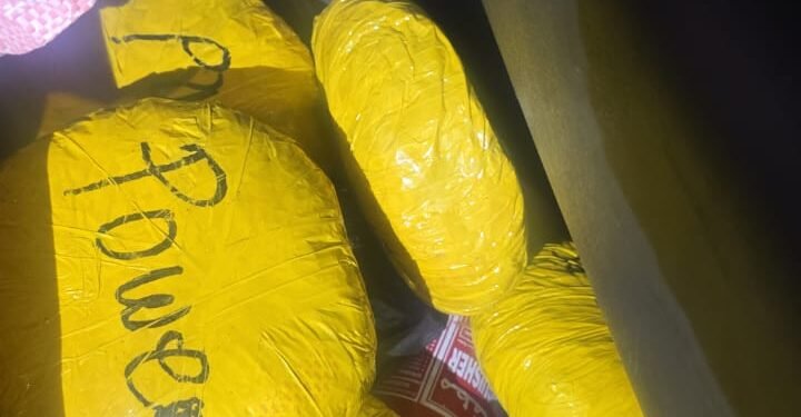 V/R: Customs seizes 560kg of suspected cannabis worth GH¢11.2m near Akatsi