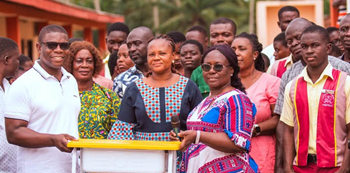 Deputy Energy Minister supports schools in Gomoa West with desks and educational materials