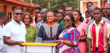 Deputy Energy Minister supports schools in Gomoa West with desks and educational materials