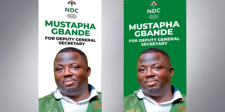 Mustapha Gbande declares intention to seek re-election as NDC Deputy General Secretary again!
