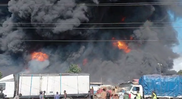 BREAKING: Fire engulfs DuraPlast factory at North Industrial Area