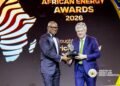 Jinapor congratulates Kosmos Energy CEO on lifetime achievement award