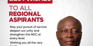 Nii Lantey Vanderpuye wishes NDC Regional aspirants well