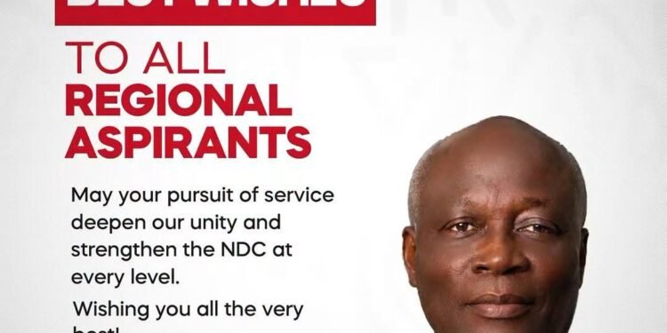 Nii Lantey Vanderpuye wishes NDC Regional aspirants well