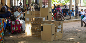 GIFEC supports Kpeve community with digital equipment and cash donation
