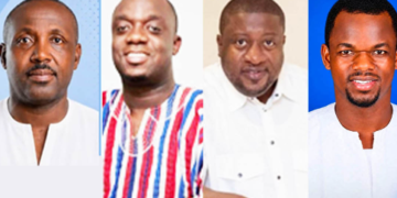 NPP election: John Boadu, JFK, Nana B, Hawa Koomson, Titus Glover and Abanga take top spots