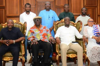 NPP national executives pay courtesy aall on Kufuor, pledge 2028 victory