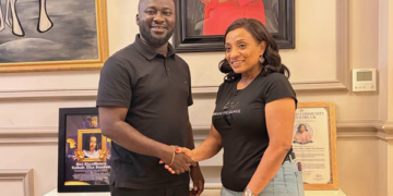 NDC Youth Organiser aspirant Okai Mintah meets Ghana’s High Commissioner to UK