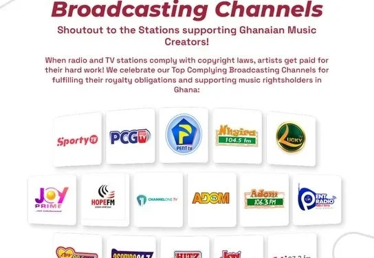 Joy FM tops music rights payment list