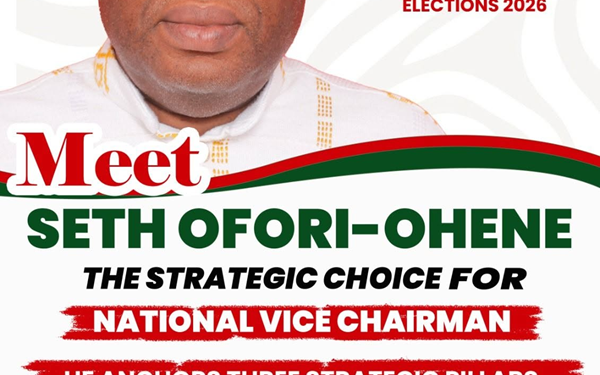 Seth Ofori-Ohene positions himself for NDC national vice chairman role
