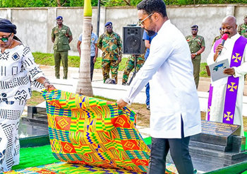 Rawlings family unveils tomb to mark first anniversary of late Nana Konadu Agyeman-Rawlings