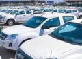 Government begins distribution of 129 vehicles to MMDCEs